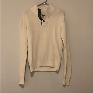 1/4 button up sweater